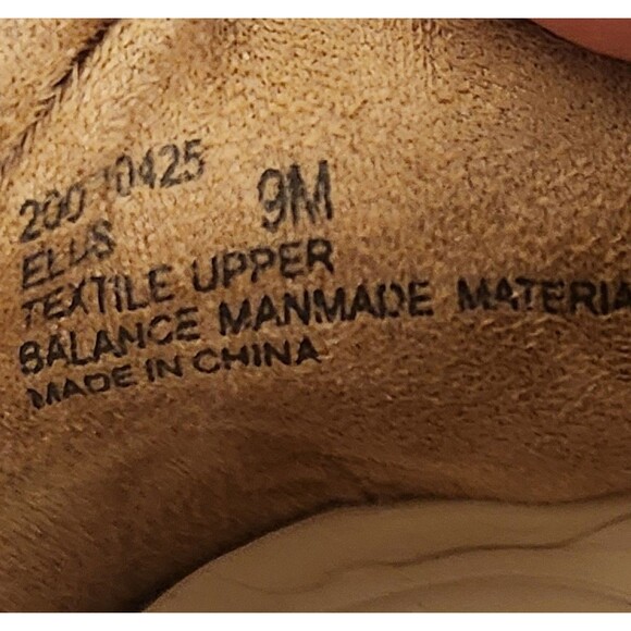 Kelly & Katie ELLIS Women's Sneakers Size 9.0 M, Beige Gold Metallic Knit Shoes - Picture 15 of 16